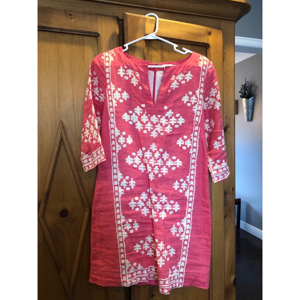 J. Crew coral dress